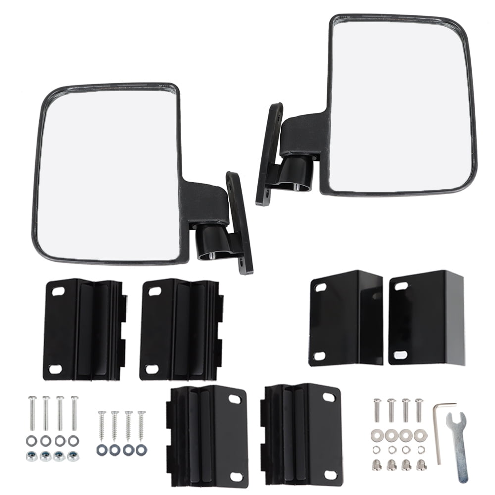 Labwork Folding Side View Mirrors Replacement for Club Car EZGO Yamaha