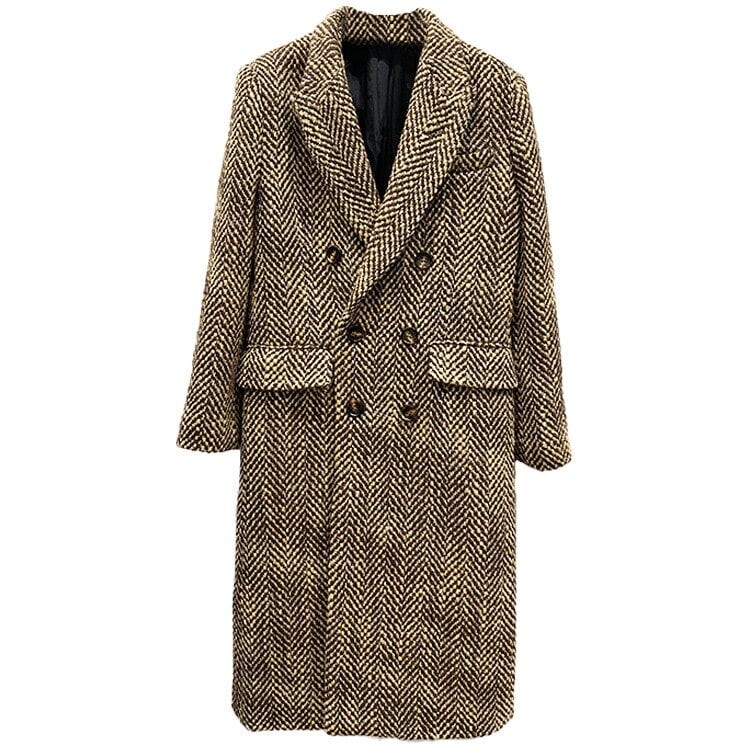 ジャケット・アウター MOHAIR TWEED COCOON COAT MOHAIR TWEED COCOON COAT