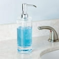 thumbnail image 3 of iDesign Eva Soap and Lotion Dispenser Pump, for Kitchen or Bathroom Countertop - Clear/Chrome, 3 of 7