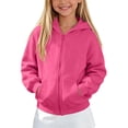 thumbnail image 5 of Yutgune Kids Zip Up Hoodie for Boys Girls, Fleece-Lined Full Zip Hooded Sweatshirt Jacket, Casual Fall Outerwear, 5 of 9