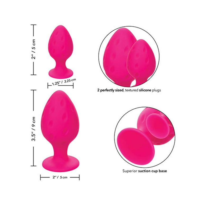 CalExotics Cheeky Butt Plug - Purple - Walmart.com