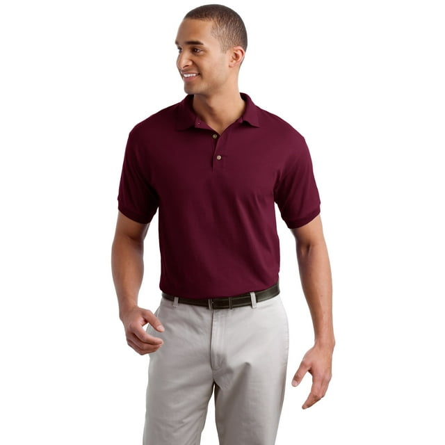 Gildan Men's Short Sleeve Jersey Knit Sport Shirt. 8800