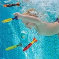 thumbnail image 3 of Soidarity Juego de juguetes de buceo de 18 Uds., anillos, tesoro, buceo, diversión subacuática, piscina, regalo para niños, verano, lanzamiento de Deportes acuáticos Soidarity OD006339-00, 3 of 6