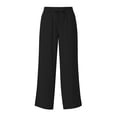 thumbnail image 7 of Neewe Women's Sun Protection Pants UPF 50+elastic Waistband Drawstring Side Pockets Straight Tube Side Slit Pants for Women, 7 of 7