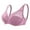 Pink, variant on Qetyuw Women's Lace Bras Plus Size Embroidered Sheer Unpadded Underwires Unlined Demi Bras with Wire See Through Bras