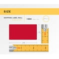 thumbnail image 2 of HOUSELABELS 2.25" x 1.25" Red, Blue, Yellow, Green Address Labels on 1" Core Compatible With Zebra and Rollo Printers, 16 Rolls / 1,000 Labels per Roll, 2 of 7
