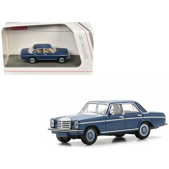 Mercedes-Benz /8 (W114) Sedan Blue 1/87 (HO) Scale Diecast Model Car by Schuco