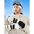 thumbnail image 6 of Winter Gloves Liners - Ski Gloves Liners for Men and Women, Thin & Lightweight Cold Weather Liners Gloves with Flip Finger Design, 6 of 8