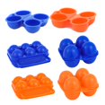 thumbnail image 7 of Hyasfey Portable Egg Container Heavy Duty 2/4/6 Grids Egg Storage Box Kitchen Outdoor Camping Picnic Foldable Eggs Organizer Holder Carrier Case Clip, 7 of 7