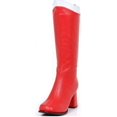thumbnail image 2 of Ellie Shoes E-300-Super 3" Knee high Womens Costume Boot With Zipper. Red/Gold / 7, 2 of 2