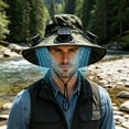 thumbnail image 6 of Dxssxc Solar Powered Wide-Brimmed Fan Hat, Summer Breathable and Cool, UPF Sun Protection for Men Women Fishing Hiking Outdoor Activities., 6 of 6