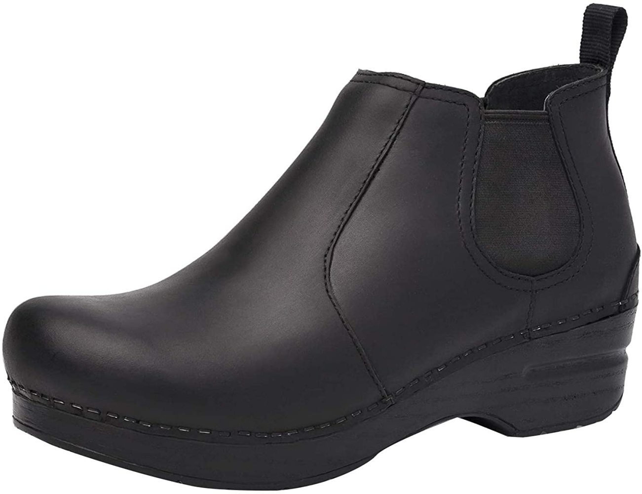 Dansko Womens Frankie Black Ankle Boot 