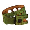 thumbnail image 1 of Muñeca Pulsera Envolvente Cuero 15 7 Pulgadas para Crocheter Artesanal () Verde, 1 of 9
