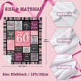 thumbnail image 6 of 30th Birthday Gifts for Her, 30th Birthday Decorations for Women, Happy 30th Birthday Gifts for Women, 30 Year Old Birthday Gift for 30 Year Old Women, 1994 Birthday Decoration Blanket 200x150CM, 6 of 6