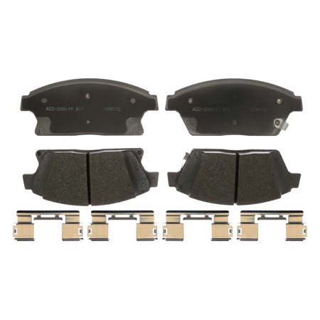 ACDelco Silver Ceramic Brake Pad Set  w/ Hardware