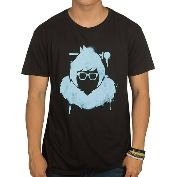 Overwatch Mei Spray Paint Premium Adult T-Shirt
