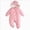 Red, variant on 3-6 Months Newborn Baby Winter Fleece Lined Romper Bear Ear Hooded Quilted Snowsuit Full Zipper Warm Jumpsuit Outfit One-Piece Jumpsuit Newborn Gift
