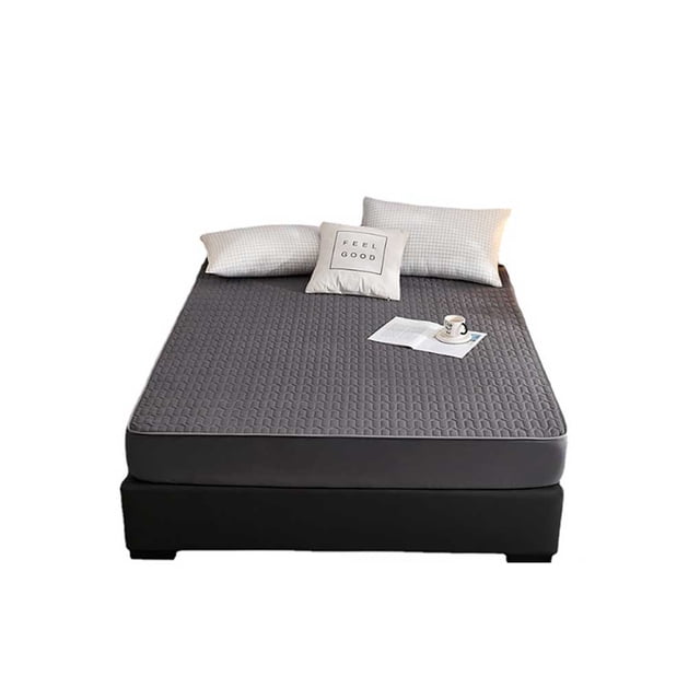 Advancent Protector de sábana impermeable para cama, a prueba de polvo, sin ruido, funda para colchón, transpirable, grueso, acolchado, dormitorio Juegos de cama 180cmx200cm Advancent HA066835-01