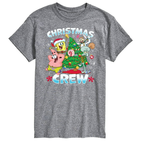 SpongeBob SquarePants - Christmas Crew - Men's Short Sleeve Graphic T-Shirt