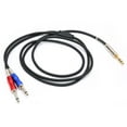thumbnail image 4 of Accesorios de audio, BLS0201 Cable de audio mono dual macho a macho de 6,35 mm Cable de audio diseñado a la perfección, 4 of 9