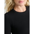 thumbnail image 3 of Joyspun Women’s Everyday Seamless Shirt with Long Sleeves, Sizes XS-3XL, 3 of 5