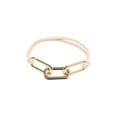 thumbnail image 1 of Cadena de cuero, aleación galvanizada, cordón para el pelo, anillo para el pelo, pulsera, cordón para la cabeza, pulsera, diadema elástica negra, pulsera para el pelo de mujer, 1 of 2