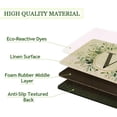 thumbnail image 5 of Spring Eucalyptus Leaves Monogram Letter V Door Mat 30 X 17 Inch Family Last Name Initial Welcome Doormat Indoor Outdoor Entrance Floor Rug Non Slip Spring Summer Decor Rubber Mats, 5 of 6