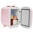 thumbnail image 5 of Caynel 5L Portable Retro Mini Fridge 6-can Mini Refrigerator,Pink, 5 of 6