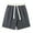 Gray, variant on Mens Big and Tall Shorts Drawstring Elastic Waist Loose Streetwear Comfy Summer Beach Dailywear with Pockets