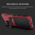 thumbnail image 6 of No Screws Metal Case for iPhone 14 Cover, Outdoor Sports Military Heavy Duty Alloy Aluminum Metal Case Dustproof Protective Shockproof Cover for iPhone 14 6.1 inch,Red, 6 of 7