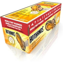 HotHands Insole Foot Warmers - Long Lasting Safe Natural Odorless Air Activated Warmers - Up to 9 Hours of Heat - 16 Pair , Black