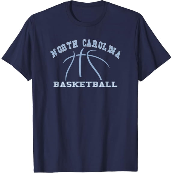 Sam Soft North Carolina Basketball T-Shirts Fan Apparel Hoops Gear T-Shirt Full Size S-5Xl