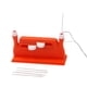 thumbnail image 2 of Kearding Enhebrador de agujas de mano, enhebrador de agujas de doble agujero, herramientas de costura DIY, agujas, accesorios de costura Tela de costura y artesanía Naranja Kearding HA2959-01B, 2 of 5