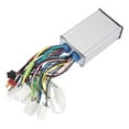 thumbnail image 3 of DC 36V-48V 350W Silver Tone Aluminum Alloy Brushless Dual-mode Controller for Electric Bike, 3 of 6