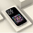 thumbnail image 4 of Adopte la simplicidad y la protección con una funda de TPU a prueba de golpes con diseño minimalista de dibujos animados para iPhone, 4 of 4
