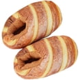 thumbnail image 1 of 39/40 1 Pair Bread Slippers Fake French Loaf Super Soft Slippers Winter Indoor Cotton Bread Sandals Winter Plush Food, 1 of 4