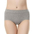 thumbnail image 4 of Underwear for Women Mid Waisted Soft Full Coverage Breathable Cotton Ladies Panties Briefs, 4 of 5
