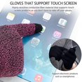 thumbnail image 5 of 1 juego/3 piezas de gorro de invierno, bufanda, guantes para hombres y mujeres, 5 of 5