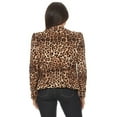 thumbnail image 4 of Women's Pattern Print Casual Office Long Sleeve Open Front Blazer jacket/Made in USA, 4 of 5