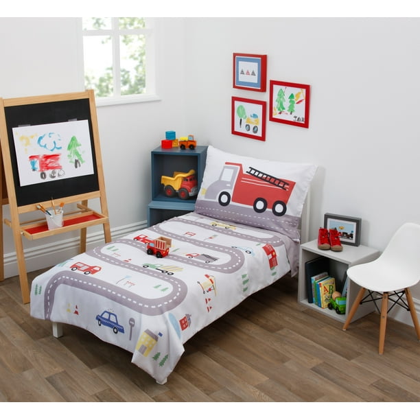 Everything Kids Road Trip Red Yellow Blue 4 Piece Toddler Bedding Set Com - Carter S Woodland Boy 4 Piece Toddler Bedding Set Everything Kids Road Trip Red Yellow Blue 4 Piece Toddler Bedding Set Com - Carter S Woodland Boy 4 Piece Toddler Bedding Set