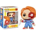 thumbnail image 1 of Funko POP Movies : Horror S7 - Chucky Half (BD) (Exc), 1 of 1
