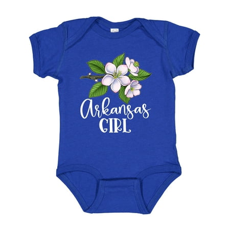 

Inktastic Arkansas Girl Apple Blossoms Gift Baby Girl Bodysuit