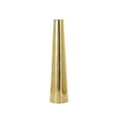 thumbnail image 6 of DecMode 36" Tall Floor Cone Gold Stainless Steel Metal Vase, 6 of 9