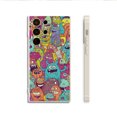 thumbnail image 1 of Funda de goma TPU a prueba de golpes con innovador estampado de dibujos animados, ideal para usuarios de iPhone., 1 of 4