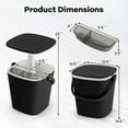 thumbnail image 4 of Table de Bar Refroidisseur Portable 3-en-1 avec Ouvre-Bouteille Intégré et Couvercle Relevable pour Usage Extérieur, 4 of 10
