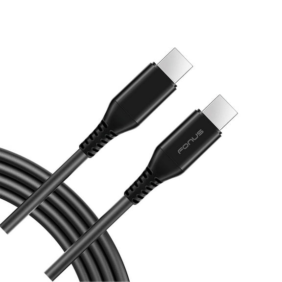 PD Fast Charger Cord 10ft Long USB-C Cable for Google Pixel 9/Pro/XL - Power Wire (Type-C to Type-C) Sync Black
