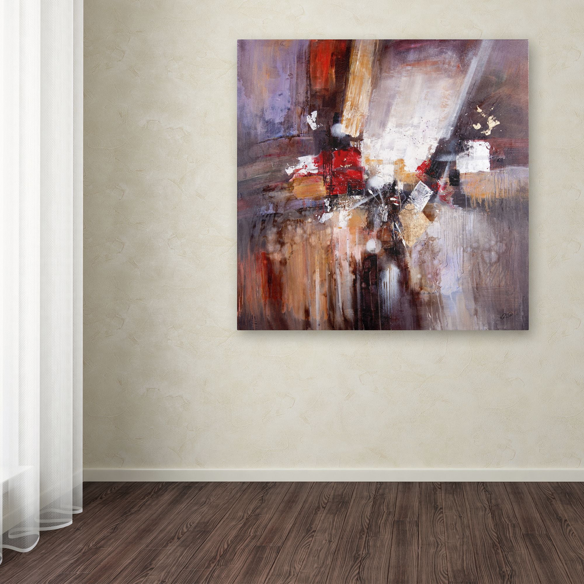 Trademark Fine Art "Cube Abstract II" Canvas Art by Rio