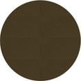 thumbnail image 1 of Ahgly Company Machine Washable Indoor Round Transitional Black Brown Area Rugs, 3' Round, 1 of 7