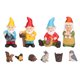 thumbnail image 5 of Juego de adornos enanos decoración maravillosa crea artesanías de resina de estilo para buenos regalos para decoración de escritorio, 5 of 8
