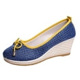 thumbnail image 1 of Dsscvnef Chaussures Habillées pour Femmes à Talon Bas Décontractées Confortables à Bout Fermé Chaussures de Mode pour Dames, 1 of 6
